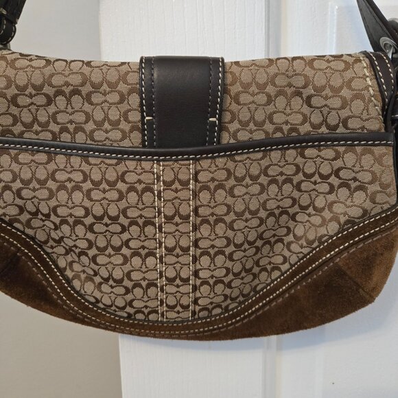 Coach Brown Suede Y2K soho shoulder bag - Picture 7 of 16